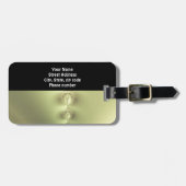 Goldenes Kreuz Gepäckanhänger (Vorderseite horizontal)