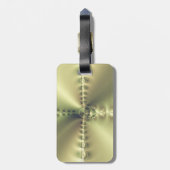 Goldenes Kreuz Gepäckanhänger (Rückseite vertikal)