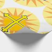 Goldenes Kreuz Geschenkpapier