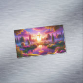 Goldenes Kreuz im Himmlischen Paradies Magnetische Visitenkarte (Beispiel)