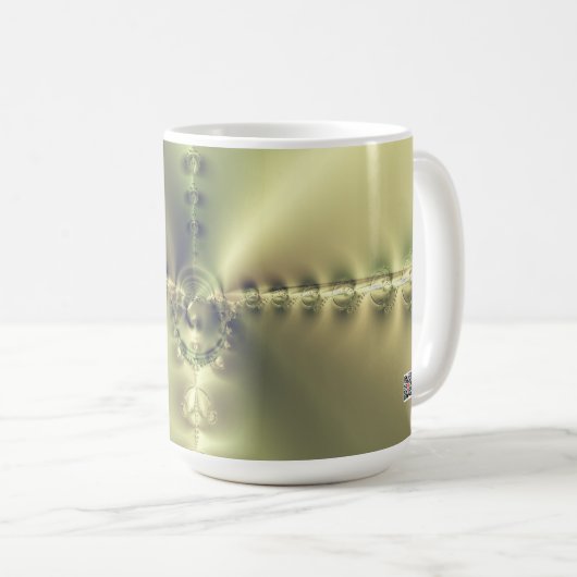 Goldenes Kreuz Kaffeetasse (VorderseiteRechts)
