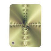 Goldenes Kreuz Magnet (Vertikal)