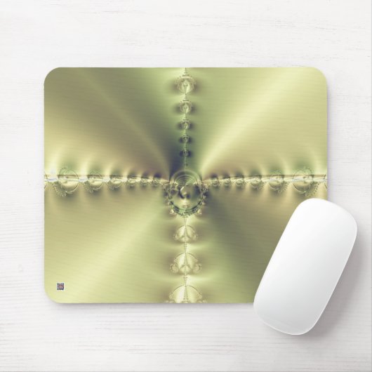 Goldenes Kreuz Mousepad (Mit Mouse)