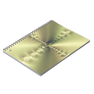 Goldenes Kreuz Notizblock