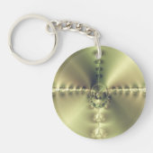 Goldenes Kreuz Schlüsselanhänger (Vorderseite)