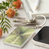 Goldenes Kreuz Schlüsselanhänger (Vorderseite rechts)