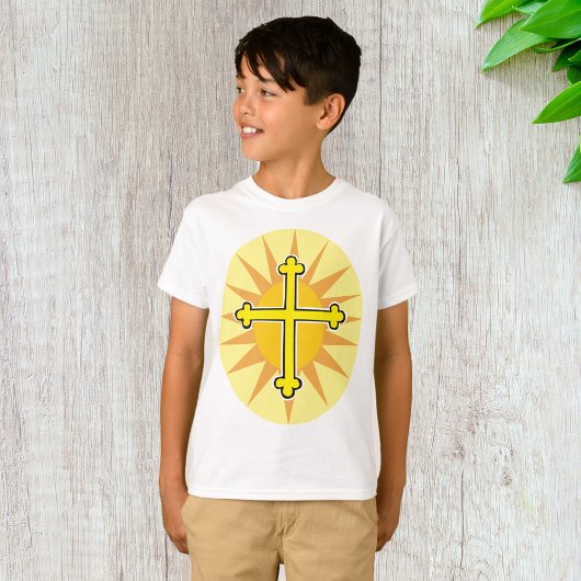 Goldenes Kreuz T-Shirt