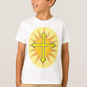 Goldenes Kreuz T-Shirt (Vorderseite)