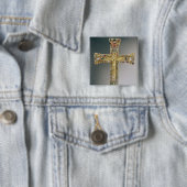 Goldenes Kreuz von Essen Button (Beispiel)
