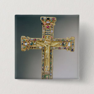 Goldenes Kreuz von Essen Button