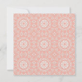 Goldenes Kreuzmädchen Einladung (Rückseite)