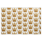 Goldenes Kronen-Gewebe Stoff (Fat Quarter (45,7 x 55,9 cm))