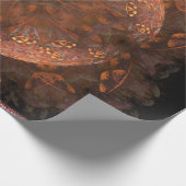 Goldenes Kupferschimmer-Umschlagpapier Geschenkpapier (Ecke)