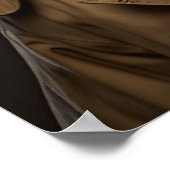 Goldenes Labradoodle als Sherlock Holmes verkleide Poster (Ecke)