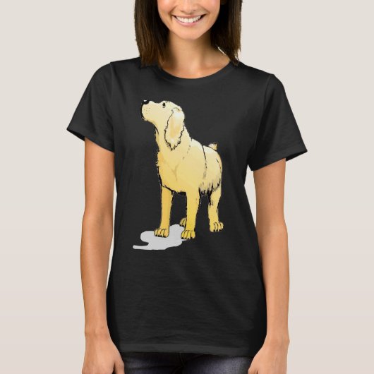 Goldenes Labradoodle T-Shirt (Vorderseite)