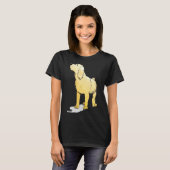 Goldenes Labradoodle T-Shirt (Vorne ganz)