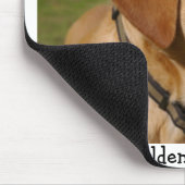 Goldenes Labrador Mousepad (Ecke)