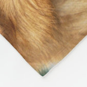 Goldenes Labrador retriever Fleecedecke (Ecke)