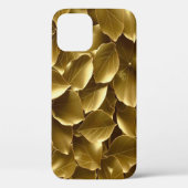 Goldenes Leaf Case-Mate iPhone Hülle (Rückseite)