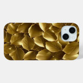 Goldenes Leaf Case-Mate iPhone Hülle (Rückseite (Horizontal))
