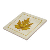 Goldenes Leaf Fall Saison Themed Tile Fliese (Seite)