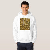 Goldenes Leaf Hoodie (Vorne ganz)