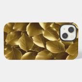 Goldenes Leaf iPhone Hülle (Rückseite (Horizontal))
