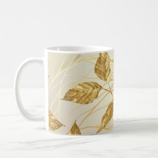 Goldenes Leaf Kaffeetasse (Links)