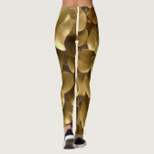 Goldenes Leaf Leggings (Rückseite)