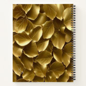 Goldenes Leaf Notizblock (Rückseite)