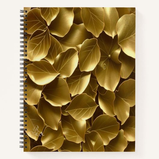 Goldenes Leaf Notizblock (Vorderseite)
