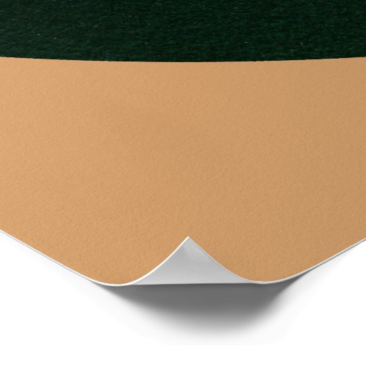 Goldenes Leaf Poster (Ecke)