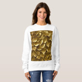 Goldenes Leaf Sweatshirt (Vorne ganz)