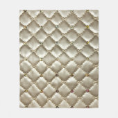 Goldenes Leder: Luxuriöse Hintergrundtextur Fleecedecke (Vorderseite)
