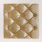 Goldenes Leder Upholsterie Puzzle (Horizontal)