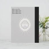 Goldenes Leerzeichen Briefbogen (Stehend Vorderseite)
