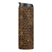 Goldenes Leopardenmuster Thermosbecher (Nach rechts gedreht)