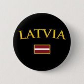 Goldenes Lettland Button (Vorderseite)