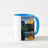 Goldenes Licht auf halber Haube Tasse (VorderseiteRechts)