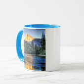 Goldenes Licht auf halber Haube Tasse (Vorderseite Links)