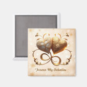 "Goldenes Licht der Liebe" Magnet (Vorderseite/Rückseite)