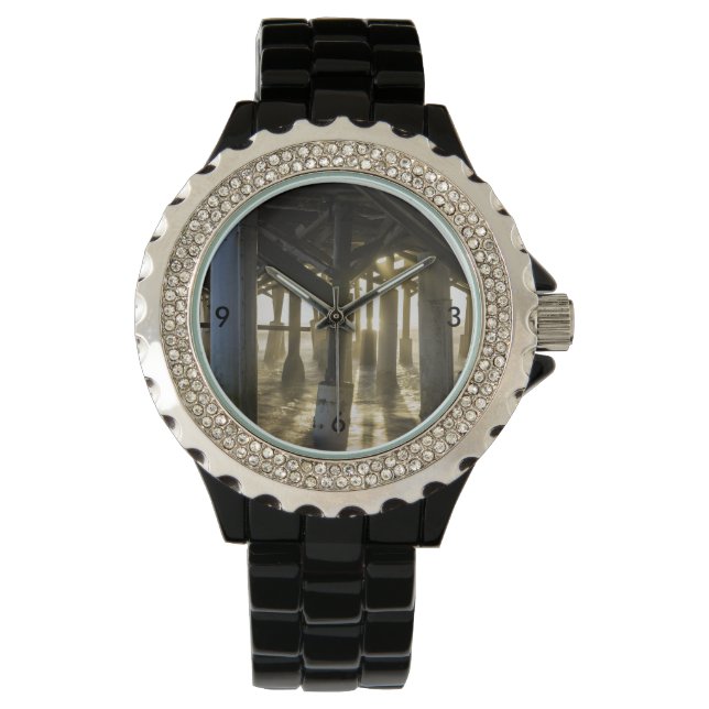 Goldenes Licht durch Armbanduhr (Vorderseite)