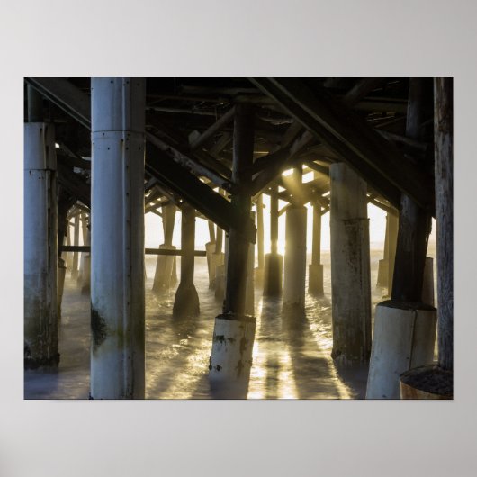 Goldenes Licht durch Poster (Vorne)