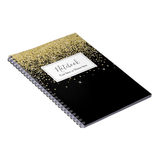 goldenes Licht Notizblock (Rechte Seite)