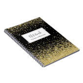 goldenes Licht Notizblock (Rechte Seite)