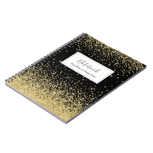 goldenes Licht Notizblock (Linke Seite)