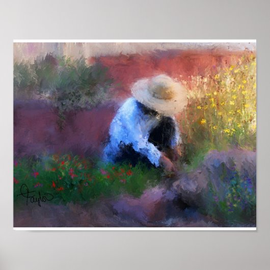 Goldenes Licht Poster (Vorne)