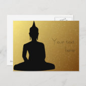 goldenes Licht Postkarte (Vorne/Hinten)