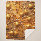 "Goldenes Licht" Sherpadecke (Vorderseite)