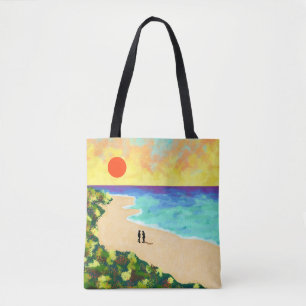 Goldenes Licht Tasche